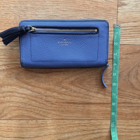 Periwinkle/Blue Kate Spade Large Continental Wallet - Picture 5 of 5